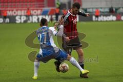 2. Bundesliga - FC Ingolstadt 04 - VfL Bochum - links 27 Selim Gündüz und rechts Pascal Groß (10)