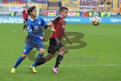 2. Bundesliga - FC Ingolstadt 04 - Eintracht Braunschweig - rechts Stefan Lex (14) und links Raffael Korte