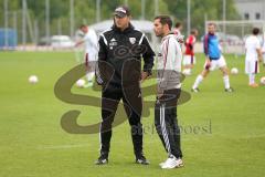 2. Bundesliga - FC Ingolstadt 04 - Saison 2014/2015 - Saisoneröffnung mit Mannschaftsvorstellung - Cheftrainer Ralph Hasenhüttl und Stefan Leitl vor dem Showspiel gegen Fans