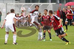 2. Bundesliga - FC Ingolstadt 04 - Saison 2014/2015 - Saisoneröffnung mit Mannschaftsvorstellung - Fanmannschaft gegen 1. Mannschaft Showspiel - Tamas Hajnal (30) und Karl-Heinz Lappe (25)