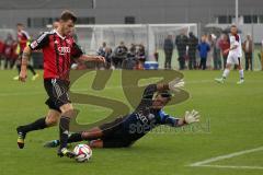 2. Bundesliga - FC Ingolstadt 04 - Saison 2014/2015 - Saisoneröffnung mit Mannschaftsvorstellung - Fanmannschaft gegen 1. Mannschaft Showspiel - Pascal Groß (10), Torwart Bayram Abanoz keine Chance