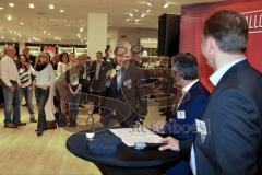 FC Ingolstadt Sponsorentreffen im Westpark bei Modehaus Wöhrl und Restaurant Vapiano  - Tobias Levels - Italo Mele - Foto: Jürgen Meyer