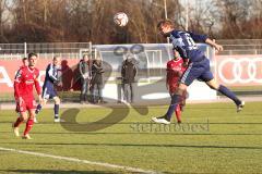 2. BL - Testspiel - FC Ingolstadt 04 - SpVgg Unterhaching -  Lukas Hinterseer (16 - FC Ingolstadt 04) köpft, Torwart Stefan Marinovic hält