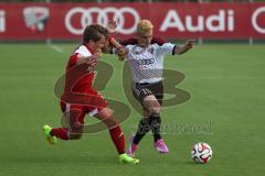 2. Bundesliga - Testspiel - FC Ingolstadt 04 - SpVgg Unterhaching - 2:1 - Fabian Götze gegen Danilo Soares Teodoro (15)