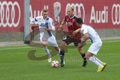 2. Bundesliga - Saison 2014/2015 - Testspiel - FC Ingolstadt 04 - SV Grödig - mitte Testspieler Tobias Levels (19) kämpft sich durch