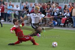 2. Bundesliga - Testspiel - FC Ingolstadt 04 - SpVgg Unterhaching - 2:1 - Danilo Soares Teodoro (15) wird von Mario Erb gestört