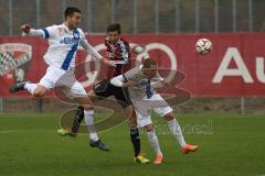 2. Bundesliga - Saison 2014/2015 - Testspiel - FC Ingolstadt 04 - SV Grödig - Kopfballduell mitte Andre Mijatović (4)