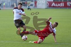 2. Bundesliga - Testspiel - FC Ingolstadt 04 - SpVgg Unterhaching - 2:1 - Pascal Groß (10) wird gestoppt