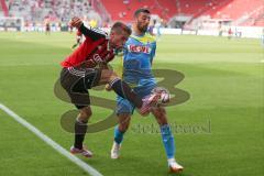 2. Bundesliga - Testspiel - FC Ingolstadt 04 - 1. FC Köln - links Stefan Lex (14) und rechts Dominic Maroh