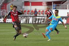 2. Bundesliga - Testspiel - FC Ingolstadt 04 - 1. FC Köln - Pascal Groß (10) gegen Adam Matuschyk rechts