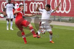 2. Bundesliga - Testspiel - FC Ingolstadt 04 - VfB Stuttgart II - Saison 2014/2015 - Zweikampf rechts Almog Cohen (36)