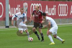 2. Bundesliga - Saison 2014/2015 - Testspiel - FC Ingolstadt 04 - SV Grödig - mitte Testspieler Tobias Levels (19) kämpft sich durch