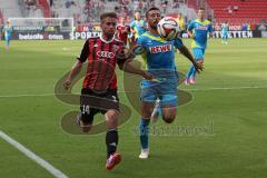 2. Bundesliga - Testspiel - FC Ingolstadt 04 - 1. FC Köln - links Stefan Lex (14) und rechts Dominic Maroh