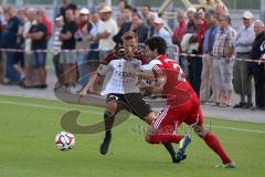 2. Bundesliga - Testspiel - FC Ingolstadt 04 - SpVgg Unterhaching - 2:1 - Steffen Jainta (24) gegen Jonas Hummels