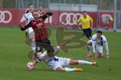 2. Bundesliga - Saison 2014/2015 - Testspiel - FC Ingolstadt 04 - SV Grödig - links Moritz Hartmann (9) wird zu Fall gebracht