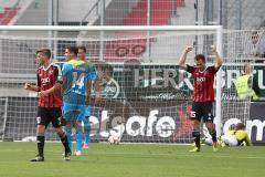 2. Bundesliga - Testspiel - FC Ingolstadt 04 - 1. FC Köln - Pascal Groß (10) trifft zum 1:0 gegen Torwart Timo Horn, Tor Jubel