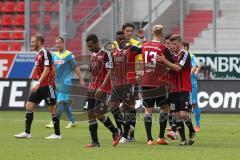 2. Bundesliga - Testspiel - FC Ingolstadt 04 - 1. FC Köln - Pascal Groß (10) trifft zum 1:0 gegen Torwart Timo Horn, Tor Jubel