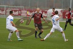 2. Bundesliga - Saison 2014/2015 - Testspiel - FC Ingolstadt 04 - SV Grödig - mitte Testspieler Tobias Levels (19) kämpft sich durch