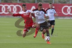 2. Bundesliga - Testspiel - FC Ingolstadt 04 - SpVgg Unterhaching - 2:1 - Lukas Hinterseer (16) mitte wird gefoult