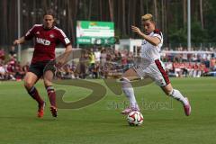 2. Bundesliga - Testspiel - FC Ingolstadt 04 - 1. FC Nürnberg 2:1 - rechts Danilo Soares Teodoro (15) und links Dave Bulthuis