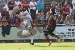 2. Bundesliga - Testspiel - FC Ingolstadt 04 - 1. FC Nürnberg 2:1 - links Pascal Groß (10) und rechts Javier Pinola