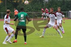 2. Bundesliga - Testspiel - FC Ingolstadt 04 - Wacker Innsbruck - 2:1 - links Moritz Hartmann (9), mitte Tomas Pekhart (11) und rechts Julian Günther-Schmidt (31)