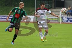 2. Bundesliga - Testspiel - FC Ingolstadt 04 - Wacker Innsbruck - 2:1 - rechts Karl-Heinz Lappe (25) kommt zu spät