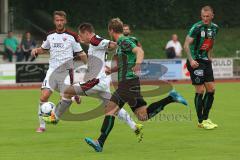 2. Bundesliga - Testspiel - FC Ingolstadt 04 - Wacker Innsbruck - 2:1 - Tomas Pekhart (11) stürmt zum Tor mit rechts Karl-Heinz Lappe (25)