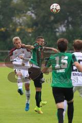 2. Bundesliga - Testspiel - FC Ingolstadt 04 - Wacker Innsbruck - 2:1 - Stefan Wannenwetsch (22) links Kopfballduell