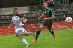 2. Bundesliga - Testspiel - FC Ingolstadt 04 - Wacker Innsbruck - 2:1 - links Konstantin Engel (20) flankt zum Tor