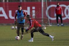 2. Bundesliga - Fußball - FC Ingolstadt 04 - Training - links Pascal Groß (10, FCI) und rechts Mathew Leckie (7, FCI)