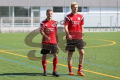 2. Bundesliga - FC Ingolstadt 04 - Saison 2014/2015 - Auftakttraining - Neuzugänge Steffen Jainta und rechts Michael Zant