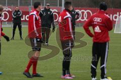 2. Bundesliga - FC Ingolstadt 04 - Saison 2014/2015 - Trainingsauftakt nach der Winterpause - Cheftrainer Ralph Hasenhüttl Anweisungen