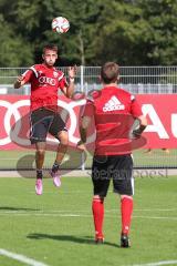 2. Bundesliga -  Saison 2014/2015 - FC Ingolstadt 04 - Neuzugang Tomas Pekhart (11) im Training, Zusammenspiel mit Pascal Groß (10)