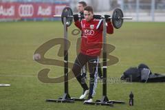 FC Ingolstadt 04 - Neuzugang Thomas Pledl beim Zirkeltraining  -  Foto: Jürgen Meyer