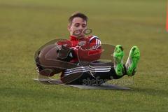 FC Ingolstadt 04 - Neuzugang Thomas Pledl  beim Zirkeltraining -  Foto: Jürgen Meyer