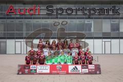 Frauen Fußball - Regionalliga - FC Ingolstadt 04 - Saison 2014/2015 - Fotoshooting - Mannschaftsfoto - Namensliste per Email an presse @ kbumm.de anfordern