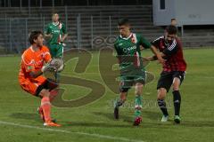 U 17 - Bayernliga - FC Ingolstadt 04 - FC Augsburg - 0:5 - Jonas Gmeinwieser rechts kommt zu spät