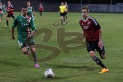 U 17 - Bayernliga - FC Ingolstadt 04 - FC Augsburg - 0:5 - rechts Tjark Dannemann im Angriff auf das Tor