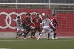 U19 - FC Ingolstadt 04 - FC Bayern München - Pongracic Marin #5 rot FC Ingolstadt - Paulus David Torwart FC Ingolstadt 04 - Gschwend Alexander #5 weiss FC Bayern München - Rasch Fabian #6 rot FC Ingolstadt 04 -  Foto: Jürgen Meyer