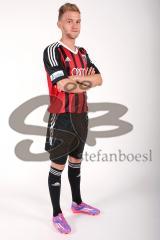 Regionalliga Bayern - FC Ingolstadt 04 II - Saison 2014/2015 - Fototermin - Portrait Mannschaftsfoto Team - Samuel Riegger (17)