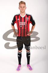 Regionalliga Bayern - FC Ingolstadt 04 II - Saison 2014/2015 - Fototermin - Portrait Mannschaftsfoto Team - Samuel Riegger (17)