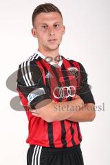 Regionalliga Bayern - FC Ingolstadt 04 II - Saison 2014/2015 - Fototermin - Portrait Mannschaftsfoto Team - Albano Gashi (20)