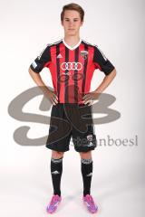 Regionalliga Bayern - FC Ingolstadt 04 II - Saison 2014/2015 - Fototermin - Portrait Mannschaftsfoto Team - Ludwig Räuber (15)