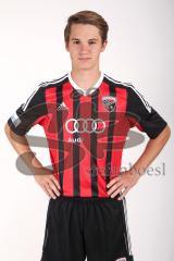 Regionalliga Bayern - FC Ingolstadt 04 II - Saison 2014/2015 - Fototermin - Portrait Mannschaftsfoto Team - Ludwig Räuber (15)