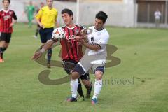 Regionalliga Bayern - FC Ingolstadt 04 II - FC Eintracht Bamberg - Stefan Müller (10) links gegen David Najem (Bamberg)