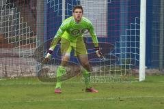 Regionalliga Bayern - FC Ingolstadt 04 II - SV Seligenporten - Torwart Thomas Bauer (1) lauert