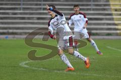 Regionalliga Bayern - FC Ingolstadt 04 II - SV Seligenporten - Ausgleich Tor 1:1 durch Andreas Buchner (16), Jubel