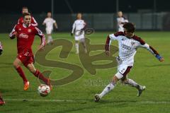 Regionalliga Bayern - FC Ingolstadt 04 II - VfR Garching - Andreas Buchner (16) im Angriff und sucht den Abschluß