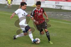 Regionalliga Bayern - FC Ingolstadt 04 II - FC Eintracht Bamberg - rechts Stefan Müller (10)  im Zweikampf mit links David Najem (Bamberg)